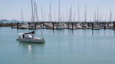 İskele ve gemilerde okyanus fraser Island, Avustralya