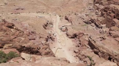 yüksek Petra Ürdün, güzel antika sitesinin görünümünden merak ediyorum dünya 