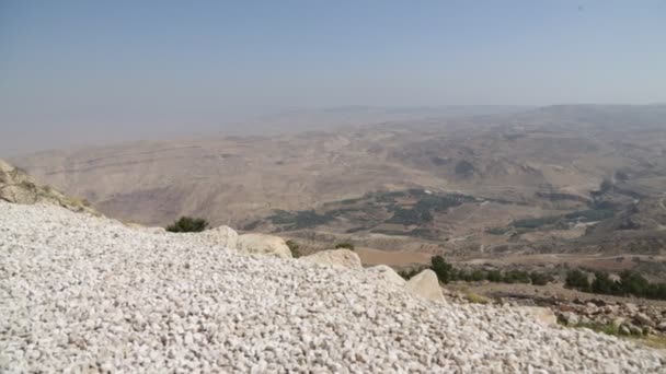 Ürdün Golan Vadisinin Güzel Görünümü — Stok video