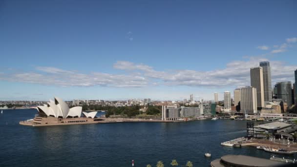 Opera Binası Sydney Silueti — Stok video
