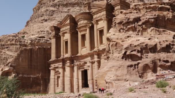 Ürdün Petra Antik Sitesi — Stok video