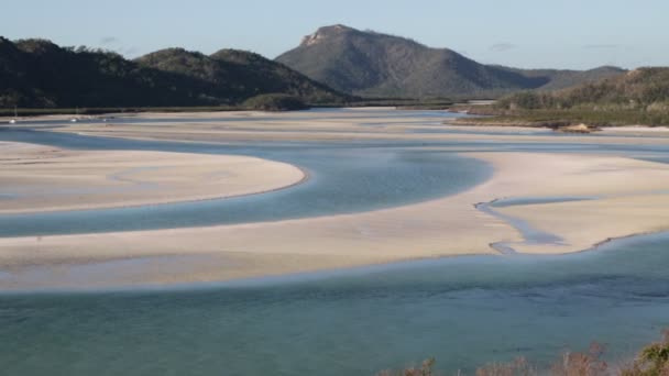 Vista Alto Angolo Dell Oceano Della Spiaggia Australia — Video Stock