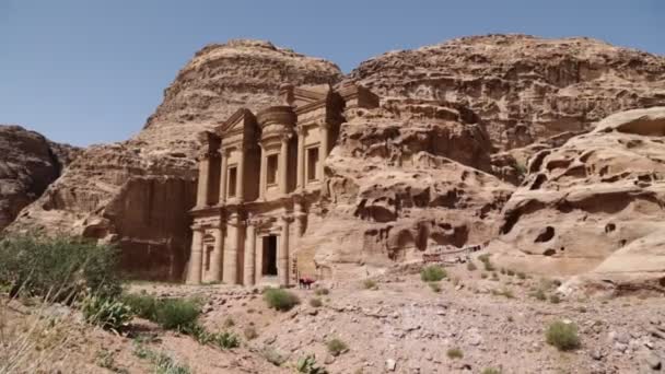Antika Platsen Petra Jordanien — Stockvideo