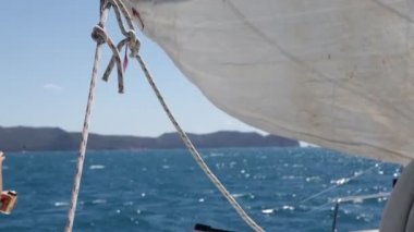 Avustralya gezinti ve rüzgar hızı ile yelken kavramı