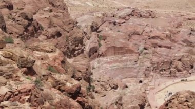 yüksek Petra Ürdün, güzel antika sitesinin görünümünden merak ediyorum dünya 