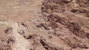 yüksek Petra Ürdün, güzel antika sitesinin görünümünden merak ediyorum dünya 