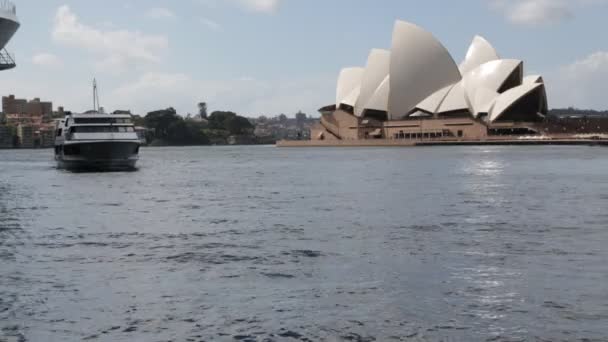 Operahuset Och Horisonter Sydney — Stockvideo
