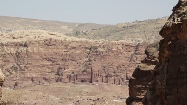 Antique Site Petra Jordan — Stock Video