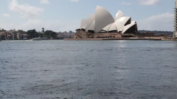 悉尼的歌剧院和天际线 — 图库视频影像