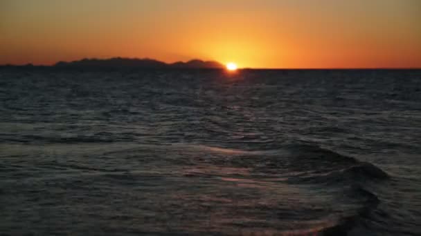 Krásný Západ Slunce Nad Oceánem Austrálii — Stock video