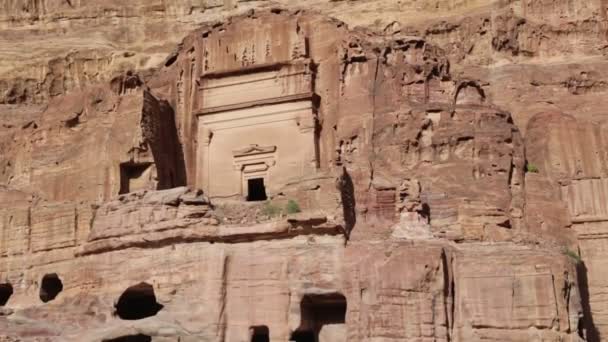 Παλαιό Site Της Πέτρας Στην Ιορδανία — Αρχείο Βίντεο