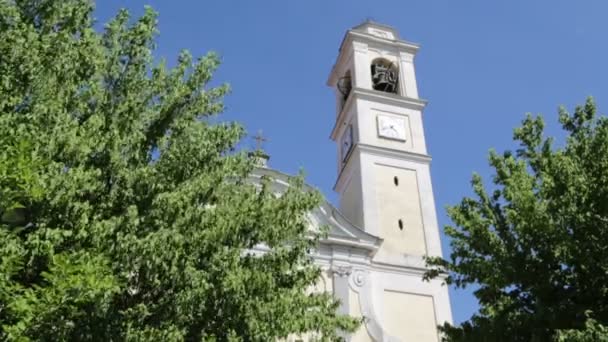 Oude Katholieke Godsdienst Gebouw Italië — Stockvideo