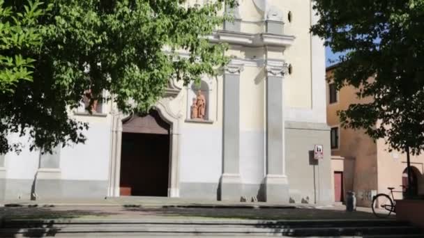 Edificio Antigua Religión Católica Italia — Vídeo de stock