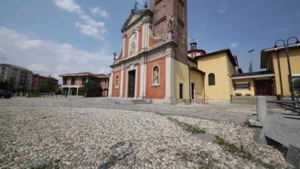 Ancien Bâtiment Religion Catholique Varano Borghi Italie — Video