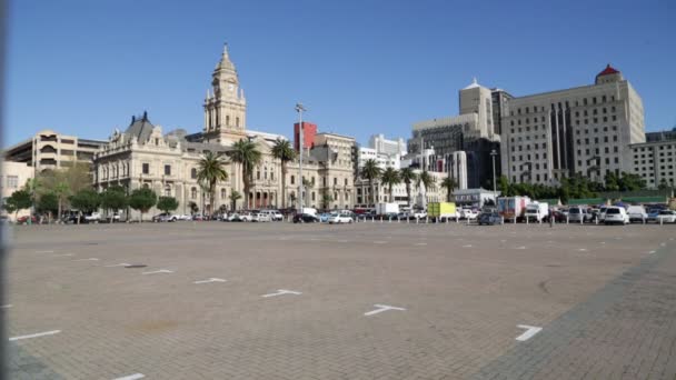 Ratusz Plac Cape Town Republika Południowej Afryki — Wideo stockowe