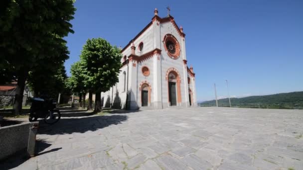 Edificio Antigua Religión Católica Italia — Vídeos de Stock