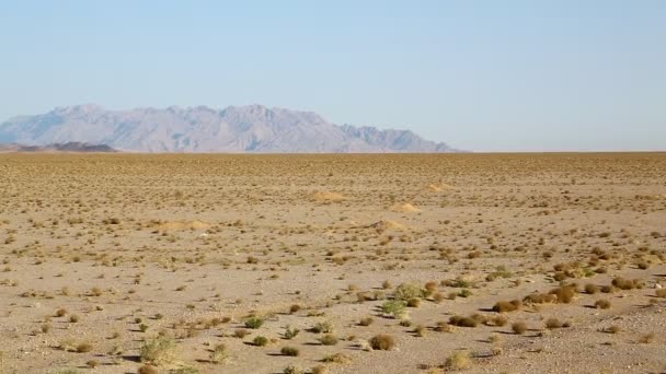 Paisaje Desierto Montaña Iran — Vídeos de Stock