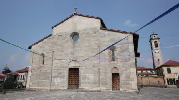 Imágenes Escénicas Antigua Iglesia Católica Italia — Vídeos de Stock