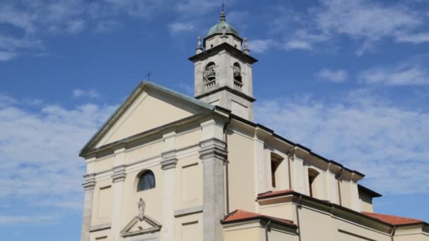 Images Panoramiques Ancienne Église Catholique Italie — Video