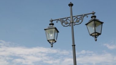 Bangkok Tayland sokak lambası Tapınağı soyut  