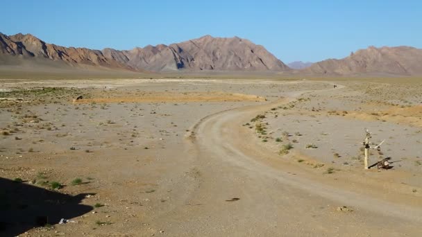 Ландшафт Пустыни Горы Иране — стоковое видео