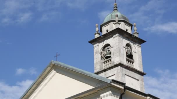 Images Panoramiques Ancienne Église Catholique Italie — Video