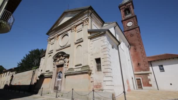 Edificio Antigua Religión Católica Italia — Vídeo de stock