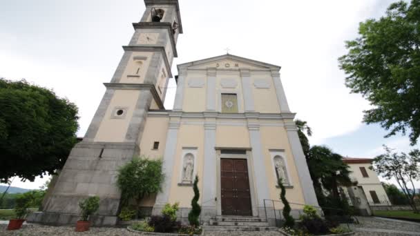 Edificio Antigua Religión Católica Italia — Vídeos de Stock