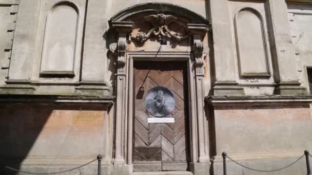 古老的天主教宗教建筑在意大利 — 图库视频影像