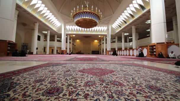 Interior Indah Oriental Antik Masjid Iran — Stok Video