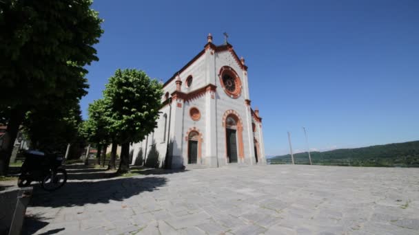 Antica Religione Cattolica Edificio Italia — Video Stock