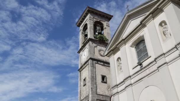 Szenische Aufnahmen Der Alten Katholischen Kirche Italien — Stockvideo