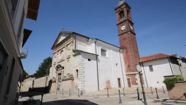 Altes Katholisches Religiöses Gebäude Italien — Stockvideo