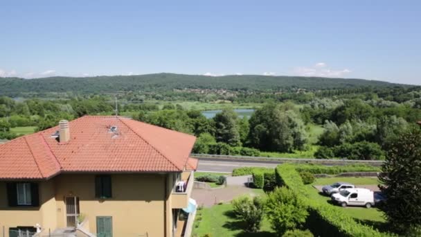 Szenische Aufnahmen Der Schönen Altstadt Italien — Stockvideo