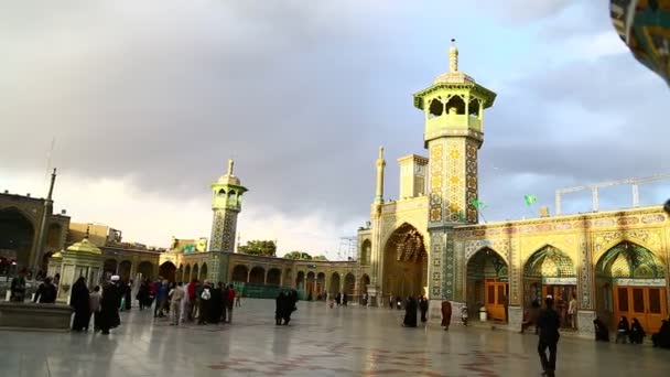 Extérieur Mosquée Antique Avec Lumière Soleil Iran — Video