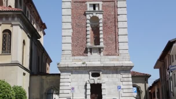 Szenische Aufnahmen Der Alten Katholischen Kirche Italien — Stockvideo