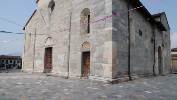 Szenische Aufnahmen Der Alten Katholischen Kirche Italien — Stockvideo