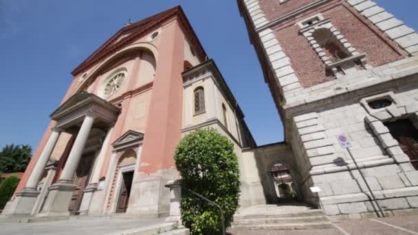 Imagens Cênicas Antigo Edifício Religião Católica Itália — Vídeo de Stock