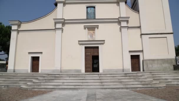 Talya Antik Katolik Kilisesi Nin Manzara Görüntüleri — Stok video