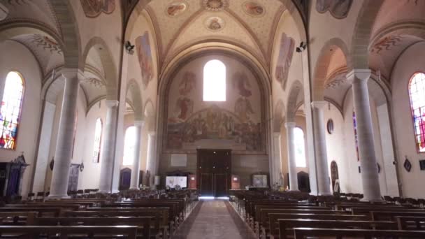 Inre Katolska Kyrkan Turbigo Italien — Stockvideo