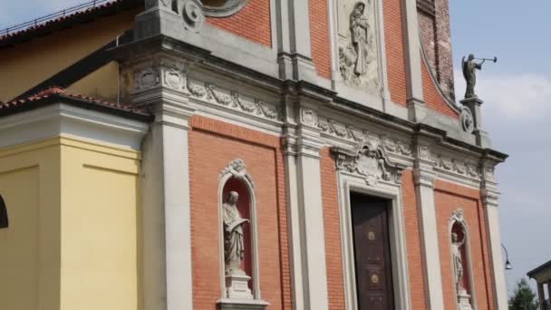 Imágenes Escénicas Del Antiguo Edificio Religión Católica Italia — Vídeo de stock