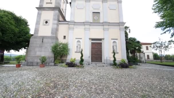 Imágenes Escénicas Del Antiguo Edificio Religión Católica Italia — Vídeos de Stock