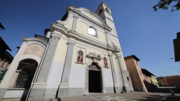 Imagens Cênicas Antigo Edifício Religião Católica Itália — Vídeo de Stock