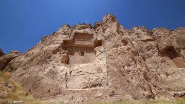 İran 'da Persepolis yakınlarındaki eski kalıntılar