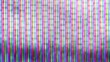 LCD monitörden soyut bulanık kayıt distorsiyonu