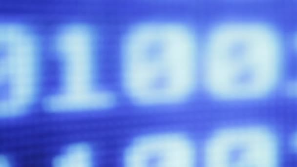 images en gros plan du code de données binaires pour arrière-plan 