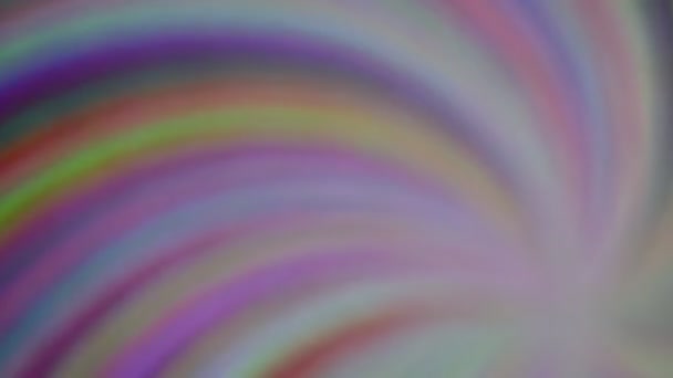 Abstracto Arco Iris Colorido Espiral Fondo — Vídeo de stock