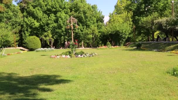 Γραφικό Υλικό Από Καταπράσινο Κήπο Στο Ιράν — Αρχείο Βίντεο