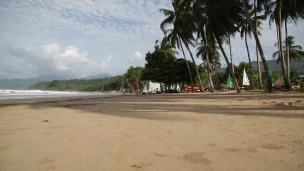 Coron Filipinas Circa Diciembre 2016 Personas Identificadas Hermosa Playa Con — Vídeo de stock