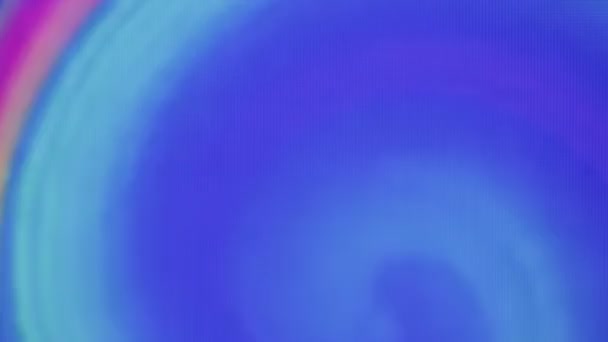 紫罗兰色和蓝色抽象五颜六色的彩虹螺旋背景 — 图库视频影像